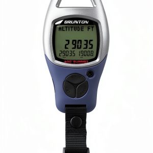 Brunton Weather Monitor BN298 Red LCD Anemometric Barometric Device-0